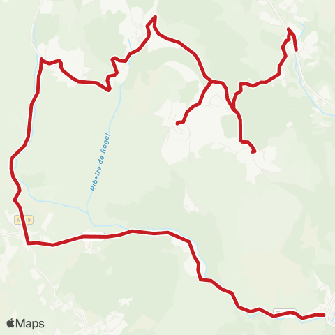 Carris Metropolitana Carrascal - Ponte De Lousa map