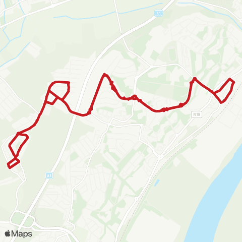 Carris Metropolitana Mojões - Bairro Monjoes via Póvoa De Santa Iria map