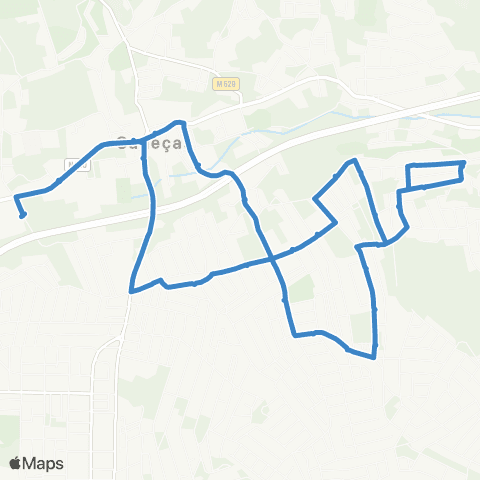 Carris Metropolitana Caneças (Escola Secundária) | Circular map