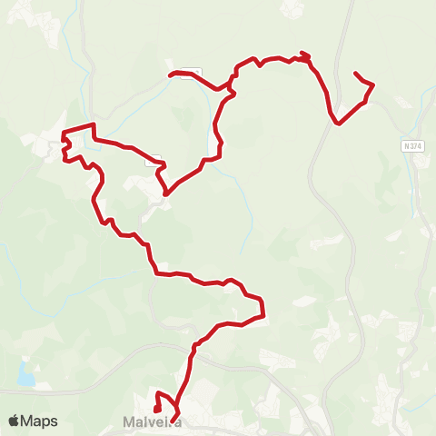 Carris Metropolitana Ervideira - Malveira (Terminal) via Vila Franca Do Rosario map