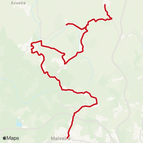 Carris Metropolitana Malveira (Terminal) - São Sebastiao via Vila Franca Do Rosario map