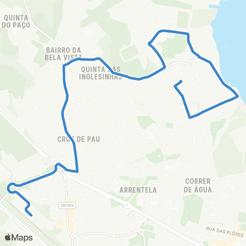 Carris Metropolitana Amora - Foros De Amora (Estação) map