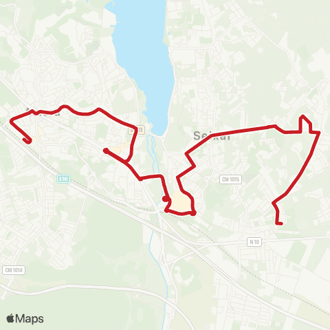 Carris Metropolitana Foros De Amora (Estação) - Paio Pires (Quinta Flamância) map