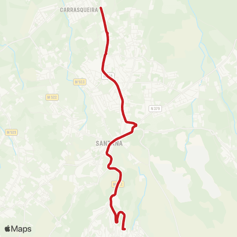 Carris Metropolitana Carrasqueira - Sesimbra (Terminal) map