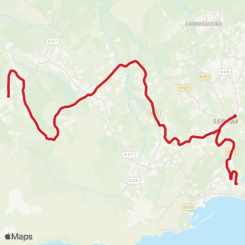 Carris Metropolitana Fetais - Sesimbra (Terminal) via Aiana map