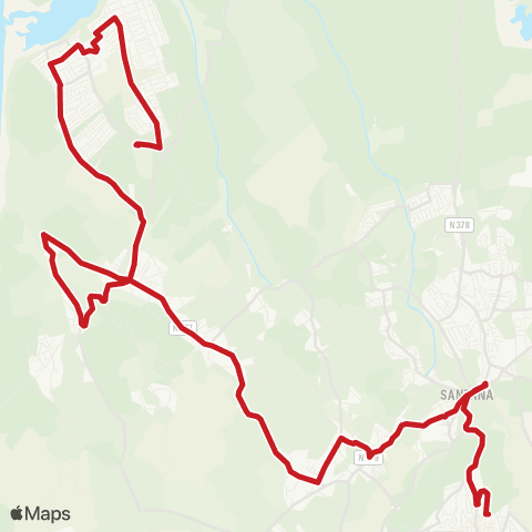 Carris Metropolitana Lagoa De Albufeira - Sesimbra (Terminal) via Praia Da Lagoa De Albufeira E Do Meco map