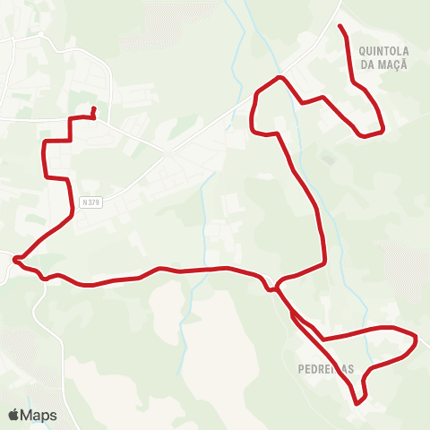 Carris Metropolitana Maçã - Sampaio map