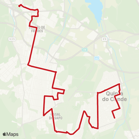 Carris Metropolitana Fogueteiro (Estação) - Quinta Do Conde via Parque Industrial Do Seixal map