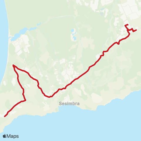 Carris Metropolitana Azoia - Vila Nogueira De Azeitão map