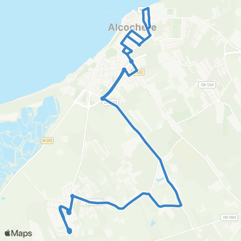 Carris Metropolitana São Francisco | Circular map