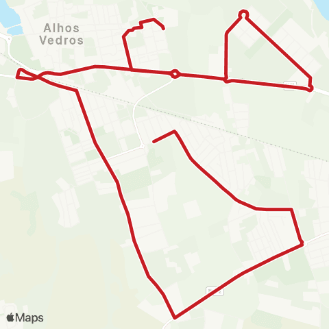 Carris Metropolitana Alhos Vedros (Escola José Afonso) - Arroteias map