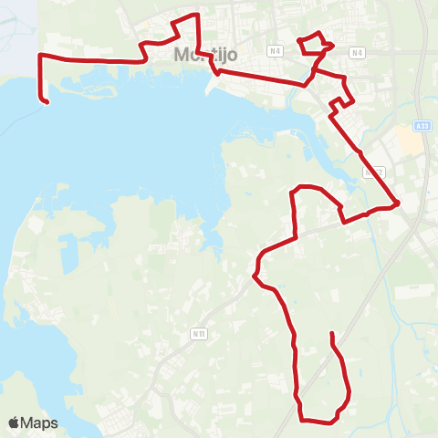 Carris Metropolitana Montijo (Terminal Fluvial) - Sarilhos Grandes (Estr. 4 Marcos) map