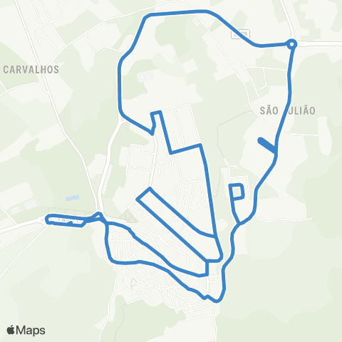 Carris Metropolitana Palmela | Circular via Castelo map