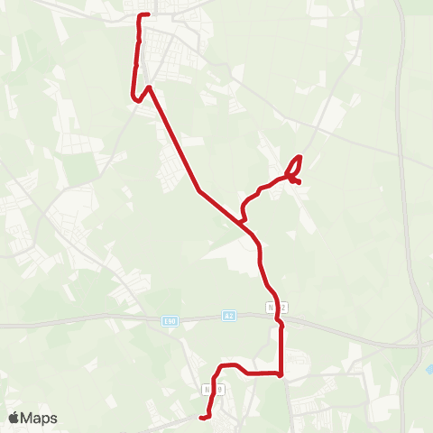 Carris Metropolitana Palmela (Terminal) - Pinhal Novo (Estação) map