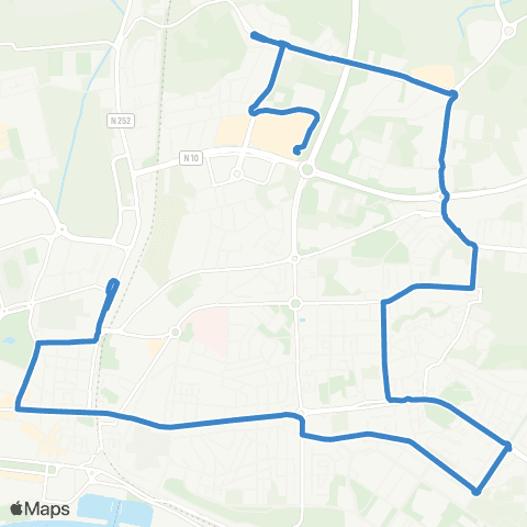 Carris Metropolitana Setúbal (Centro Comercial) - Setúbal (Its) map