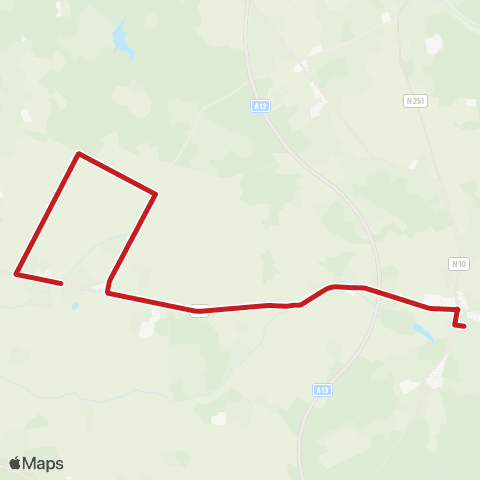 Carris Metropolitana Faias - Pegões map