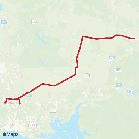 Carris Metropolitana Palmela (Terminal) - Pegões map