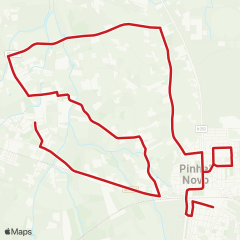 Carris Metropolitana Bairro Vila Morena - Pinhal Novo map