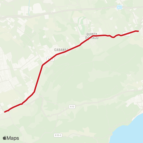 Carris Metropolitana Palmela (Terminal) - Vila Nogueira De Azeitão map