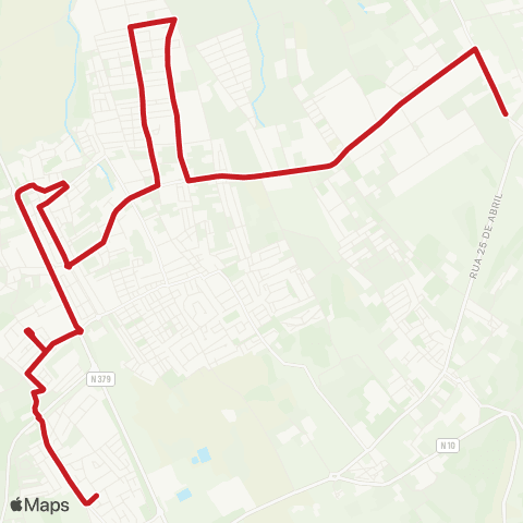 Carris Metropolitana São Gonçalo - Vila Nogueira De Azeitão (Escola Básica 2 3) map