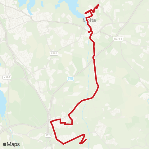 Carris Metropolitana Penalva (Estação) - Moita (Esc. Secundária) map