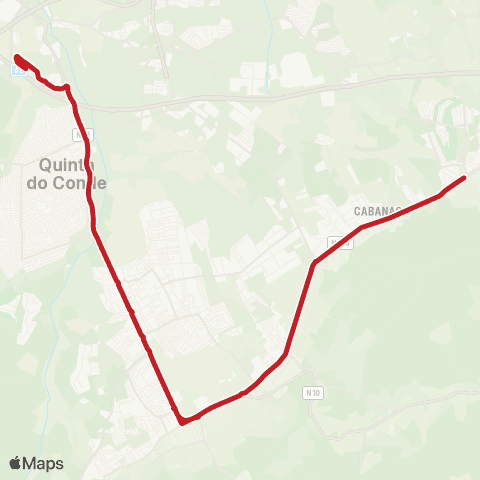 Carris Metropolitana Coina (Estação) - Quinta Do Anjo via Vendas De Azeitão map
