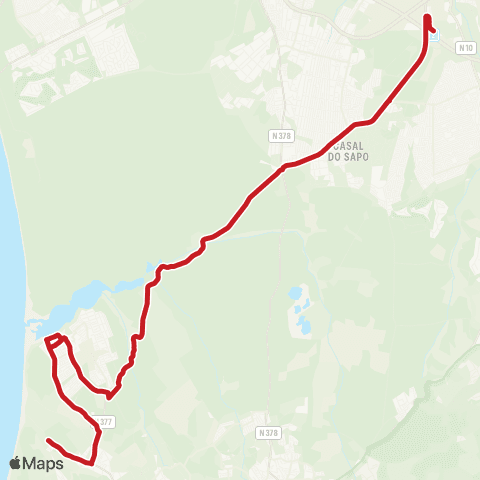 Carris Metropolitana Coina (Estação) - Praia Do Meco map