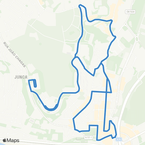 Carris Metropolitana Algés | Circular via Centro Histórico map