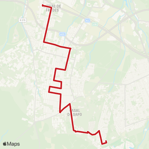 Carris Metropolitana Pinhal De Frades (Centro De Saúde) - Pinhal Do General map