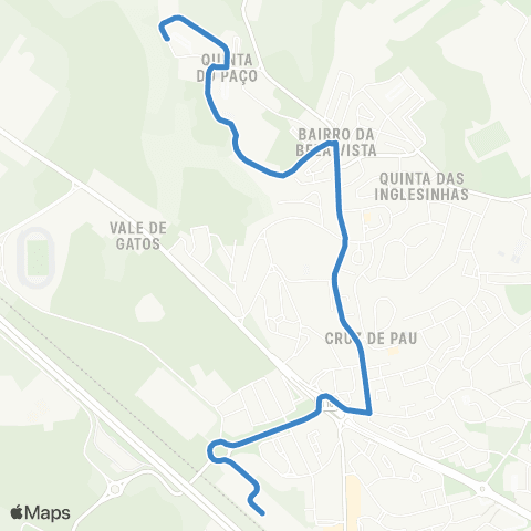 Carris Metropolitana Foros De Amora (Estação) - Quinta Da Princesa map