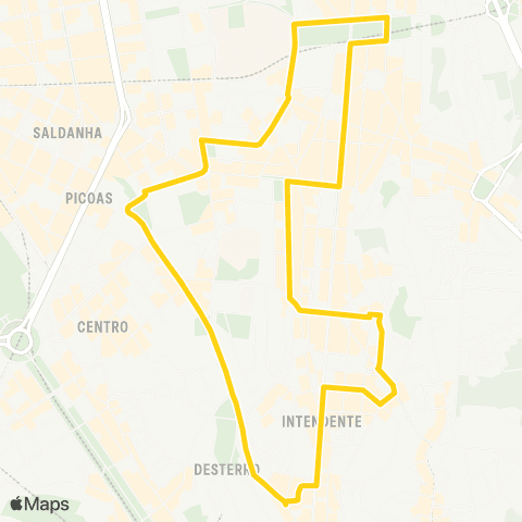Carris Alameda D. A. Henriques / circulação Desterro map