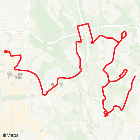 Carris Marvila - Estação Roma-Areeiro map