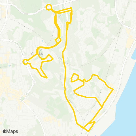 Carris Olaias / circulação B. Madre Deus map