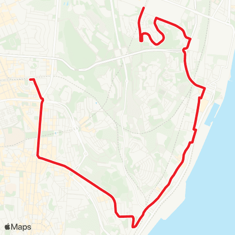 Carris ISEL - Estação Roma-Areeiro map