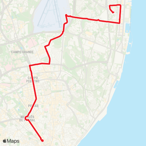 Carris Restauradores - Moscavide map