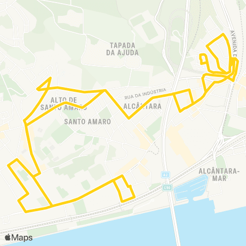 Carris Centro Congressos / circulação Qta. Jacinto map