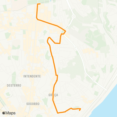 Carris Sapadores - R. Penha França map