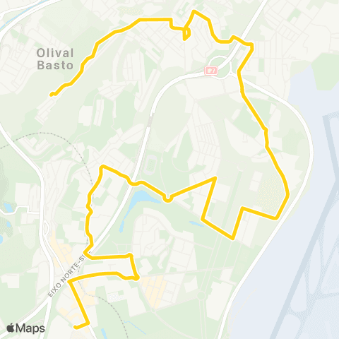 Carris Alto Chapeleiro - Lumiar map