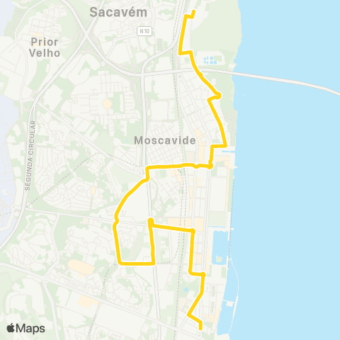 Carris Hosp. Descobertas - R. Chen He map