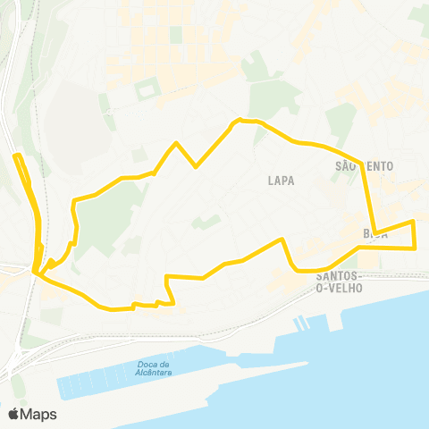 Carris Estrela / circulação Pampulha map