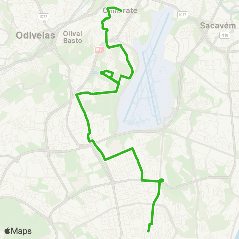 Carris Fetais - Av. Rainha D. Leonor map