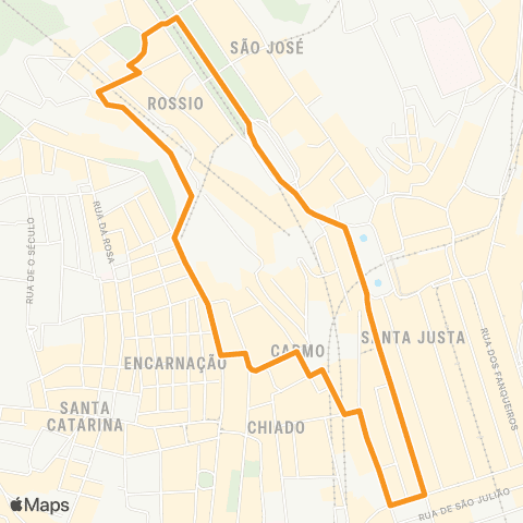 Carris Ascensor Glória map