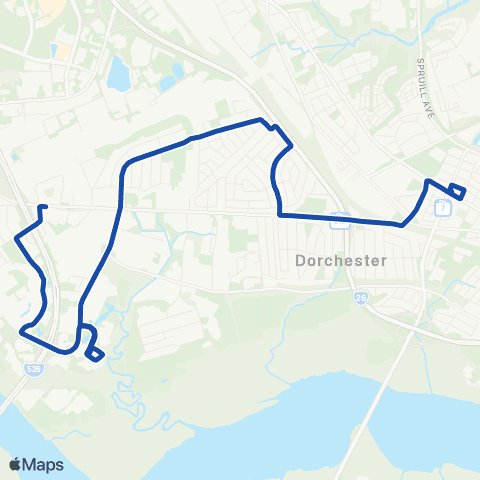 CARTA Leeds Avenue map