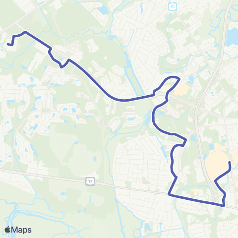 CARTA Glenn McConnell Connector map
