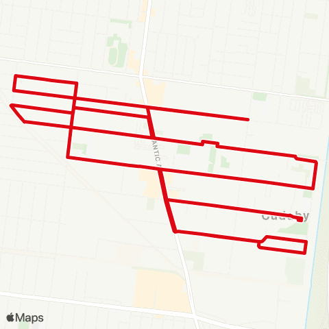 CART And Fourth Thursday map