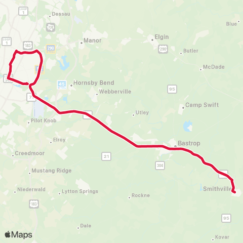 CARTS HWY 71 Commuter map
