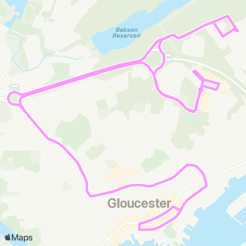 CATA Gloucester Crossing / Blackburn Express map