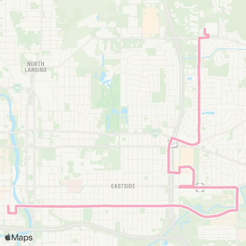 CATA Kalamazoo - Frandor map