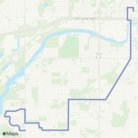 CATA South Washington - Pleasant Grove map
