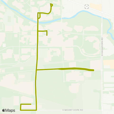 CATA Comm Lot - Snyder Hall - Clin Center map